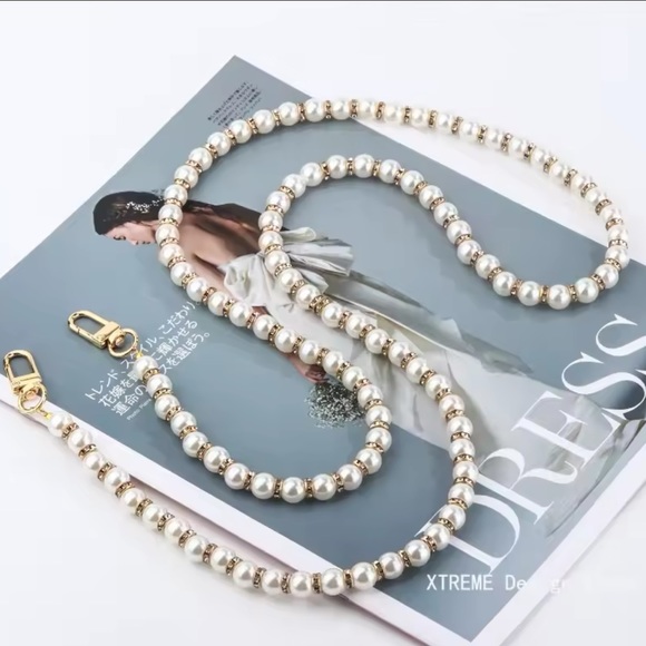 💫Flash Sale💫Pearl Handbag Strap ONLY - Picture 2 of 8
